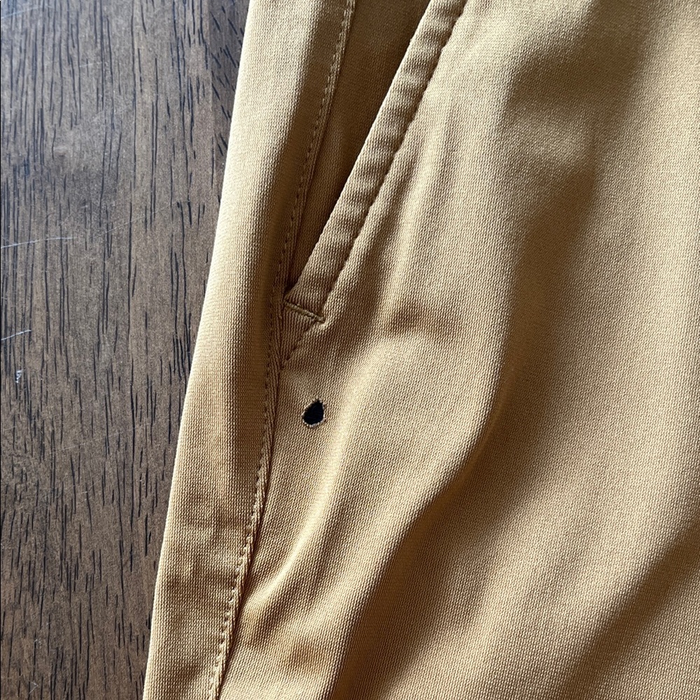 Men's Tan/Gold Rhône commuter Pants 35 x 32 - Picture 3 of 6